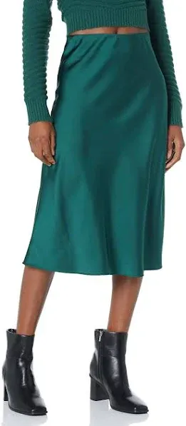 The Drop Women's Maya Silky Slip Skirt