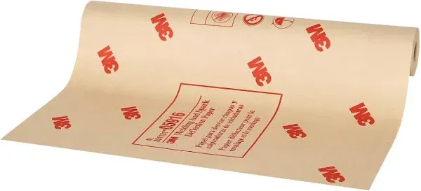 3M Welding and Spark Deflection Paper 05916, Flame Retardant, Adhesive Backing, Repositionable, 24 in x 150 ft