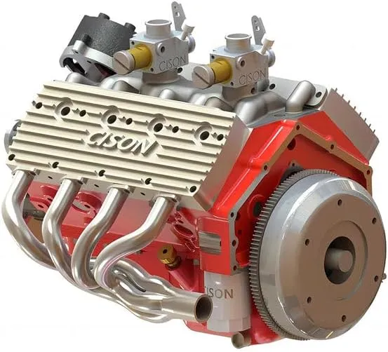 CISON Small-Block 44cc 1/6 Scale Water-Cooled Flathead 4-Stroke V8 Gasoline