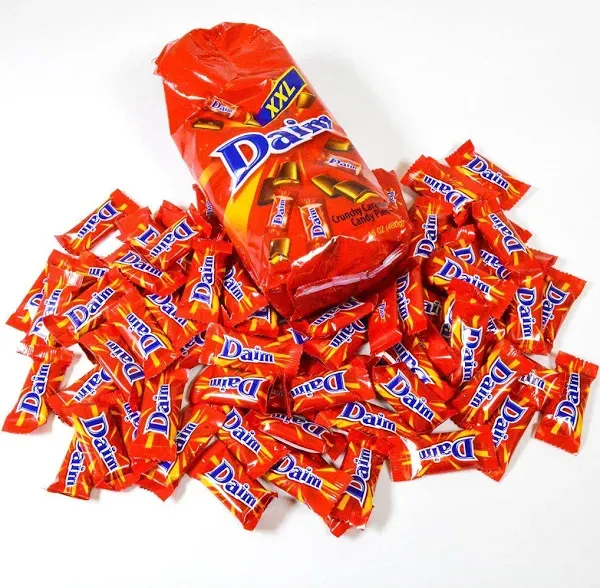 Daim Chocolate Bags 200g Individual wrapped Daim Chocolates