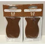 Scentsy 2pk Weathered Leather Car Bar Air Freshener