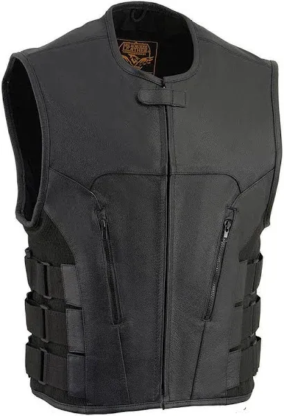 Milwaukee Leather Men's Bullet Proof SWAT Rider Vest