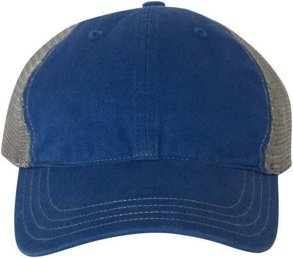 Richardson 111 Garment Washed Trucker Hat Unstructured Mesh Back Relaxed OSFM