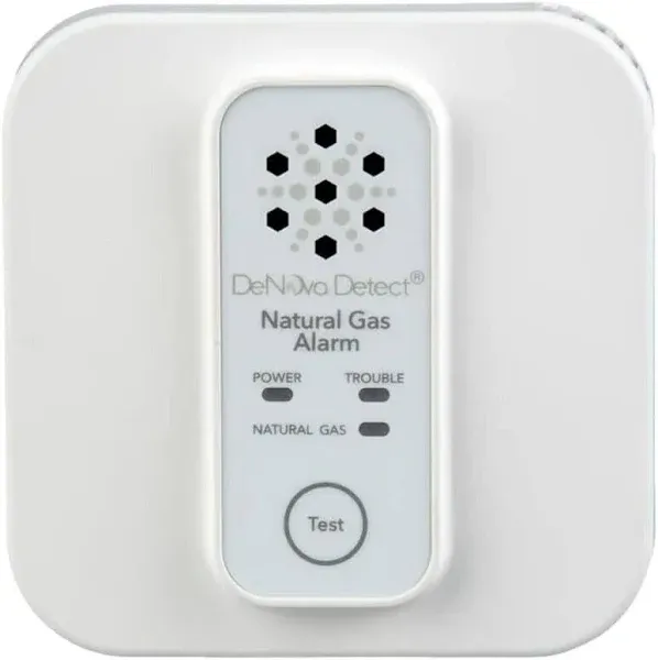 DeNova Detect Natural Gas Alarm Only 10 Year 100% Battery-Powered Detector in USA