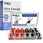 70 Pcs Wire Ferrules - AWG 4