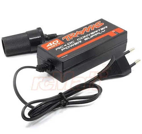 Traxxas 2976G AC-&gt;DC Adapter, 40W (Power Supply for 12V Charger) EU Version