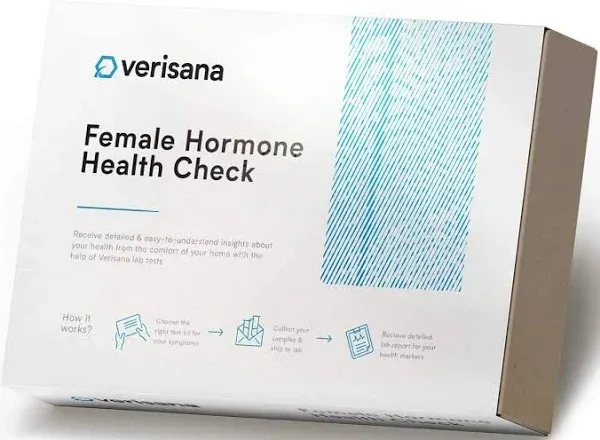 Hormone Test for Men – Check 5 Essential Hormones – Saliva Kit for CLIA-Certified Lab Analysis – Verisana