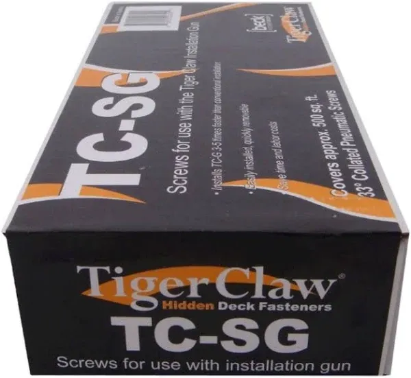 Tiger Claw Coated Steel Pneumatic Scrails Fasteners - 930 Pcs. for Approx. 500 S