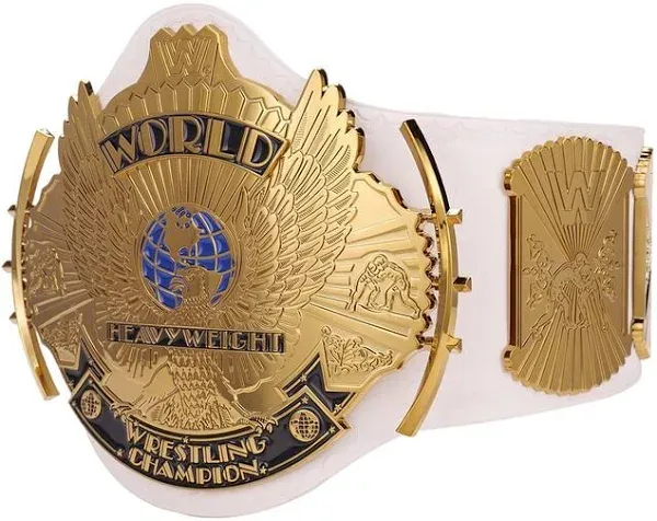 WHITE WINGED EAGLE HEAVYWEIGHT WRESTLING CHAMPIONSHIP REPLICA BELT 2mm BRASS