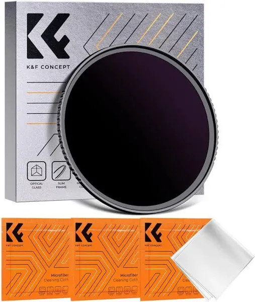 K&F Concept Nano-X Series ND100000 Solar Filter 95mm, 16.6-Stop Density 5.0 16.5 Stops, Multi Coated Photography Design, NDs, Aluminum KF01.2519