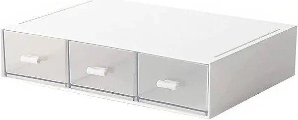 kulusion Desk Organizer-Stackable Storage Drawers, Plastic Stackable Drawers Perfect for Collection Small Itemcosmetic O