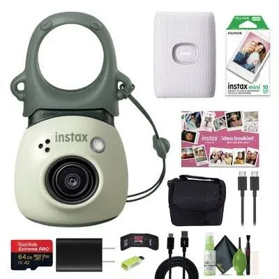 Fujifilm Instax Green Pal Digital Camera with Link 2 Printer