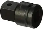 3/4 Inch Drive x 1 Inch Impact Socket Adapter Black For Female To Male Reducer