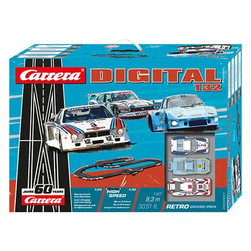 Carrera 30031 Digital 132 Retro Grand Prix 1:32 slot car race set