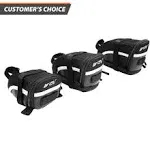 Bicycle Strap-On Saddle Bag with perfect Size I With reflective for a Safety ...