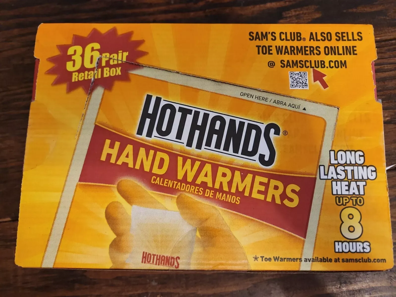 HOTHANDS BRAND HAND WARMERS - LOT OF 36 Pairs, 8 Hrs Heat, Hot Hands EX 11/26!