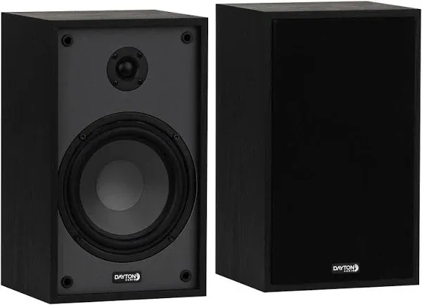 Dayton Audio Classic B65 Bookshelf Speaker Pair Black