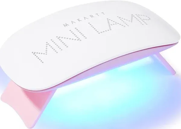 Makartt UV LED Nail Lamp Mini UV Light for Gel Nails 6W USB Portable Fast Drying Gel Polish Curing Light 60S Timer Professional Nail Dryer Manicure