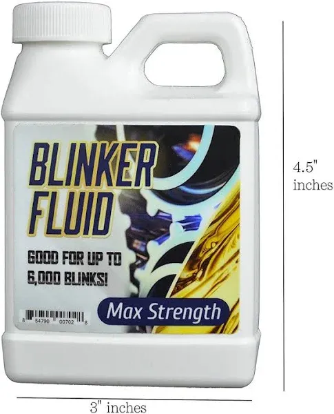 Blinker Fluid-Hand HELD Version-Hilari<wbr/>ous Gag Gift-Stocking StufferCar Prank 8oz