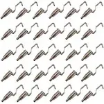 Han Sheng 18 Pcs Adjustable Metal Art Gallery Display Wire Rope Hanger Hooks Picture Rail Hooks