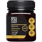 100 Pure New Zealan 100% Pure New Zealand Manuka Honey Certified UMF 25+ (MGO 1200+) Raw Manuka Honey 8.8 oz (250g)