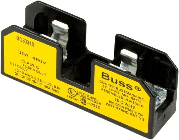 Bussmann Fuse Block SC Series bg3031s