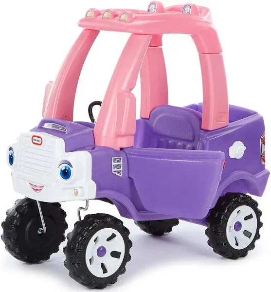 Little Tikes Princess Cozy Truck Ride-On, Pink Truck, 90cm x 45cm x 89cm