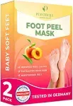 Que Bella ~ Intensive Foot Mask ~ enriched with apple and shea butter ~ Lot of 2