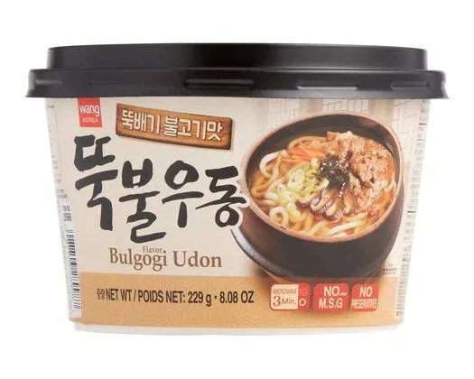 Wang Korean Bulgogi Flavored Udon Noodle Bowl