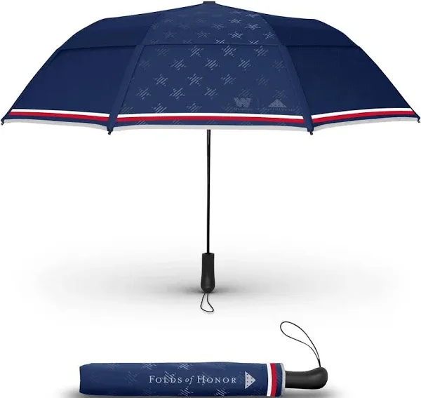 Weatherman Folds of Honor Collapsible Umbrella