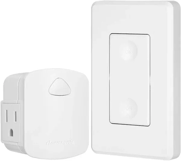 DEWENWILS Wireless Light Switch Remote Control Outlet, Power Wall... 