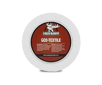 Liquid Rubber Geo-Textile - Fix Leaks - Repair and Restore - Easy to Use, 4 Inch x 160 Foot Roll