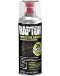 Raptor 2K Black Spray-On Truck Bedliner Flexible Plastic Aerosol Kit (26.4 oz)