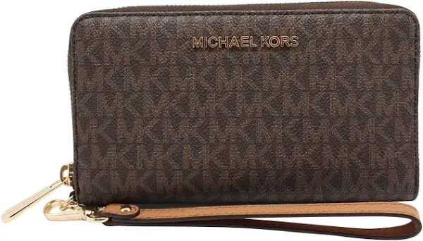 Michael Kors Jet Set Travel Large Flat Multifunction Phone Case Wristlet