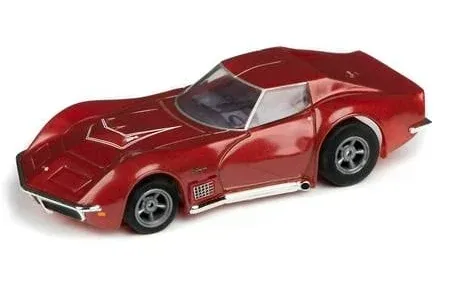 AFX/Racemaster<wbr/>s 1970 Corvette LT1 Red Metallic AFX22038 HO Slot Racing Cars