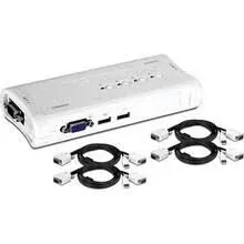 4-Port USB KVM Switch Kit