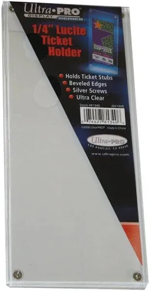 Ultra Pro Lucite Ticket Holder