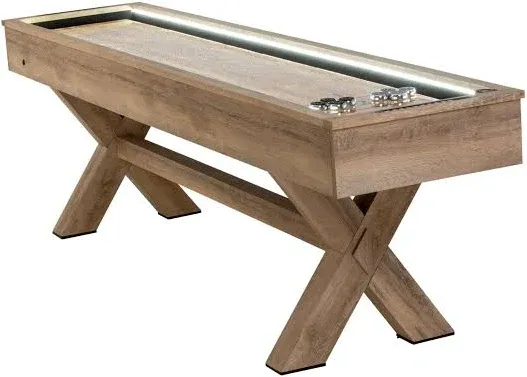 American Legend LED Shuffleboard with Buffet Top