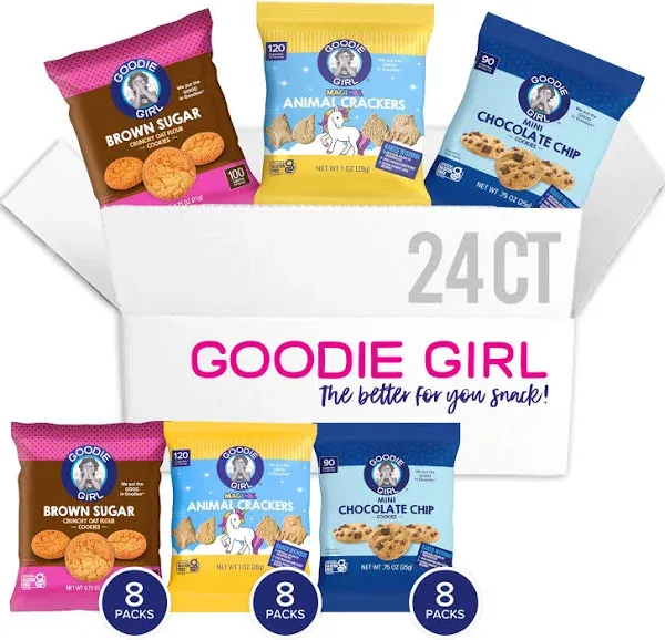 Goodie Girl Snack Pack Variety Pack, Magical Animal Crackers, Mini Chocolate ...