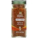 Simply Organic Salt-Free Spicy Seasoning - 2.4 oz