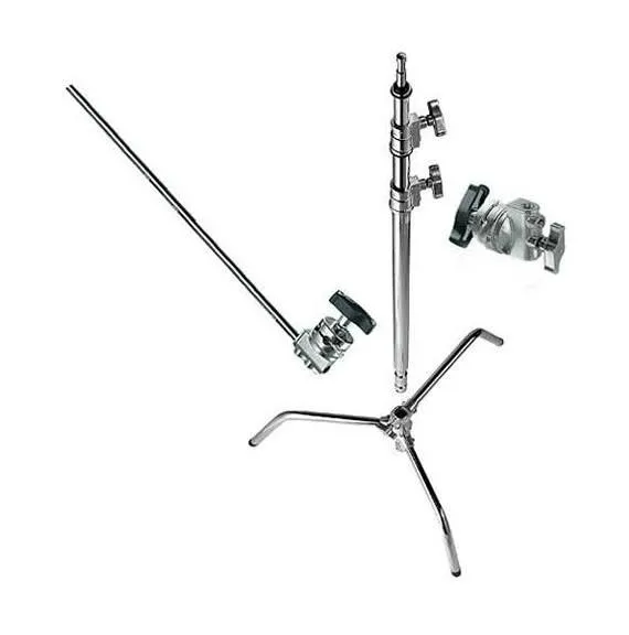 Avenger A2030DKIT 40" Chrome Detachable Base C-Stand Kit