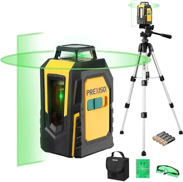 PREXISO 360° Laser Level with Tripod