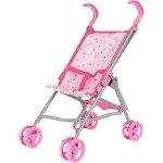 LullaBaby Doll Stroller Foldable Accessory, Pink