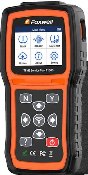 2023 Foxwell TPMS Programming Tool T1000-TPMS Relearn Tool with TPMS Activation, Tire Pressure Monitor Sensor Tool for All Cars, Universal TPMS Sensor