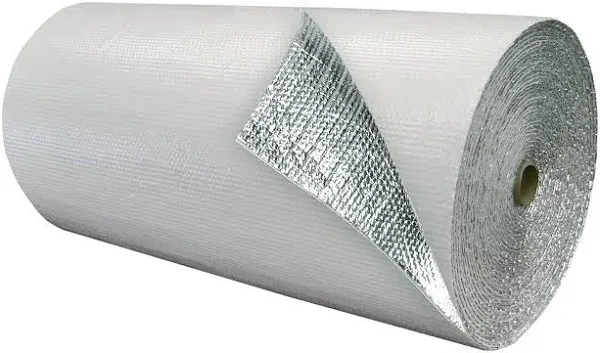 4' X 125' Double Bubble Reflective Foil Insulation, Radiant Barrier (500 sq. ft.)