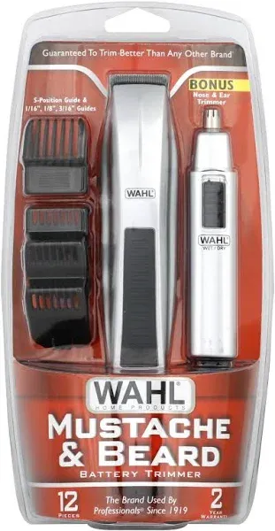 WAHL® Mustache and Beard Battery Trimmer