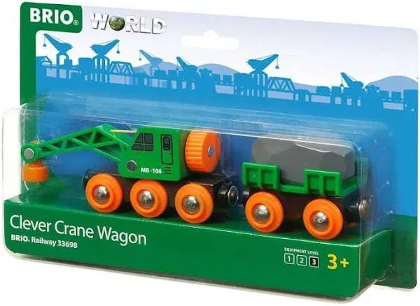 Brio Clever Crane Wagon