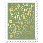 Thank You USPS Forever Postage Stamp Sheet of 20 First Class Postal US Wedding Holiday Celebration Gratitude Gift Appreciation Thoughtful (20 Stamps)