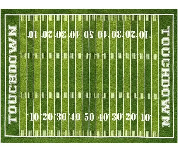 Football Field Edible Icing Image Cake Topper (1/4 Sheet)