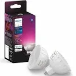 Philips Hue 30w White &amp; Color Ambiance 2- MR16 LED Smart Light Bulbs 9290035755